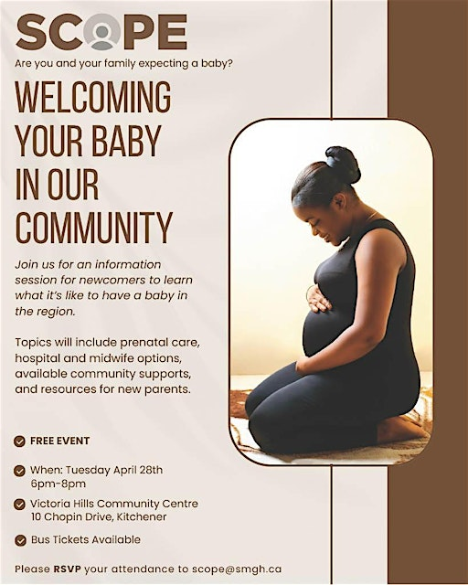 Welcoming Your Baby Into Our Community: A Free Pregnancy Workshop | Victoria Hills Community Centre