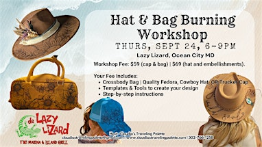 Hat & Bag Burn Party at de LAZY LIZARD, Ocean City MD | de Lazy Lizard