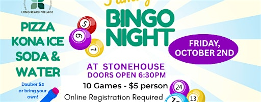LRCA Bingo Night | Stonehouse - Long Reach Community Association