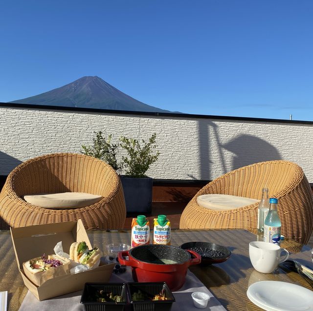 絶景富士山ビューグランピング風BBQ✨