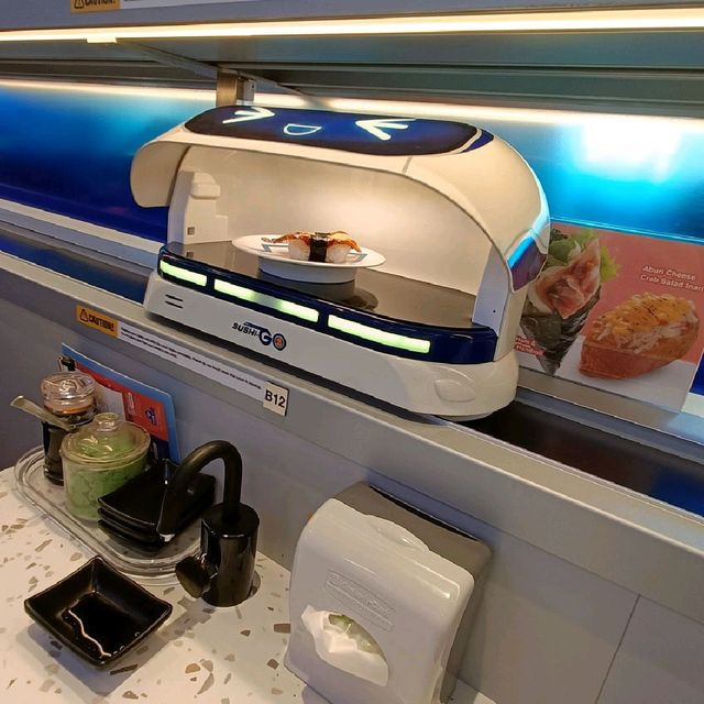 Cute Robots Serving Sushi to You!