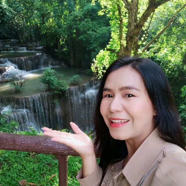 น้ำตกห้วยแม่ขมิ้น ที่เที่ยวเมืองกาญ,🌸