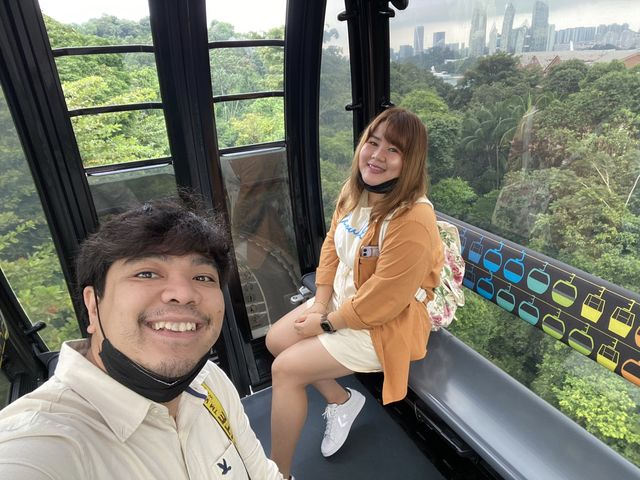 ขึ้น  Singapore cable car ไปเกาะเซนโตซ่า 🚠