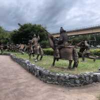 buffet in Busan and trips around Kimhae