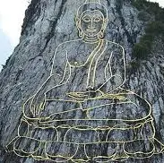 Fascinating Buddha mountain!