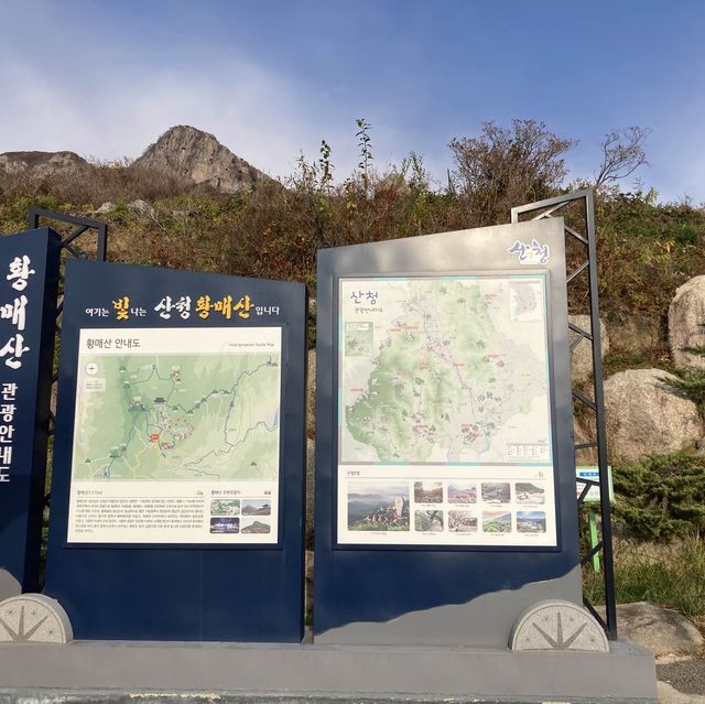황매산 갈대밭 편하게 주차 하고 가는법