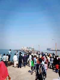 바다위의 Haji Ali Dargah 