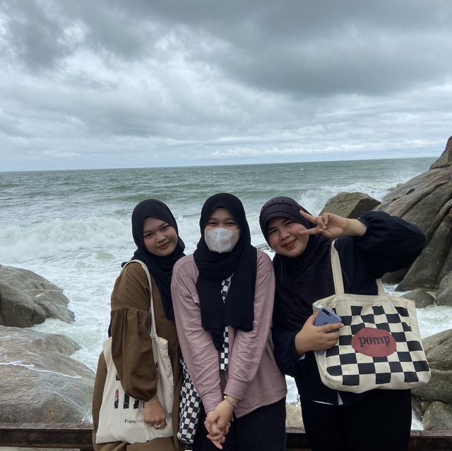 หาดเก้าเส้ง สงขลา 