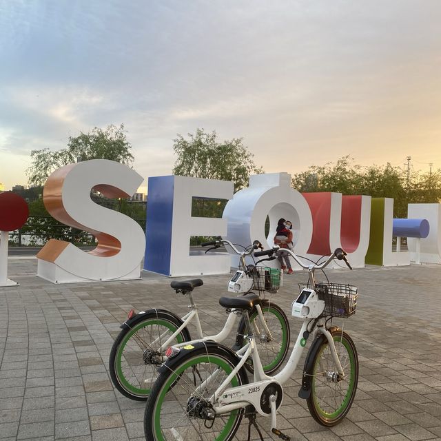 따릉이 타고 뚝섬 한강공원 정복하기🚲