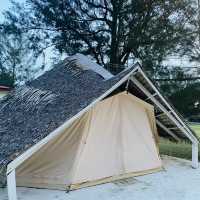 glamping at beach in kota belud sabah