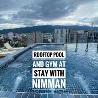 Stay with Nimman Rooftop pool and gym