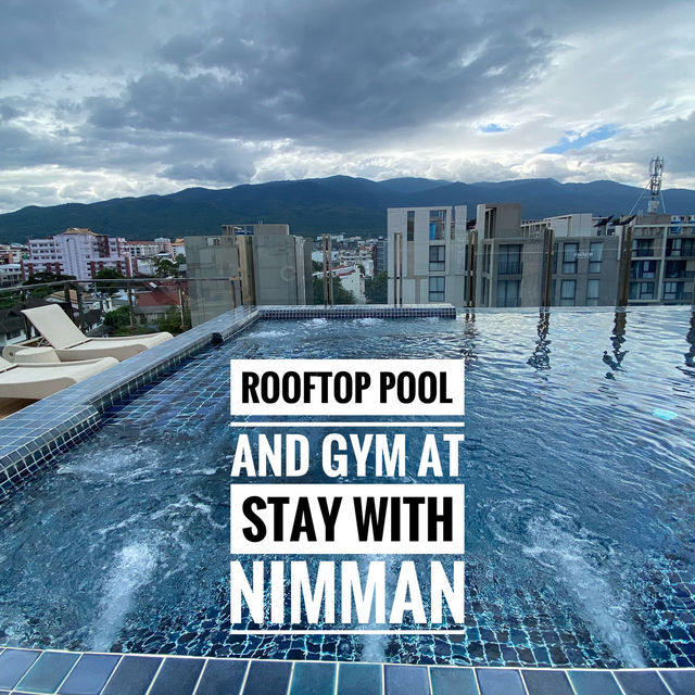 Stay with Nimman Rooftop pool and gym