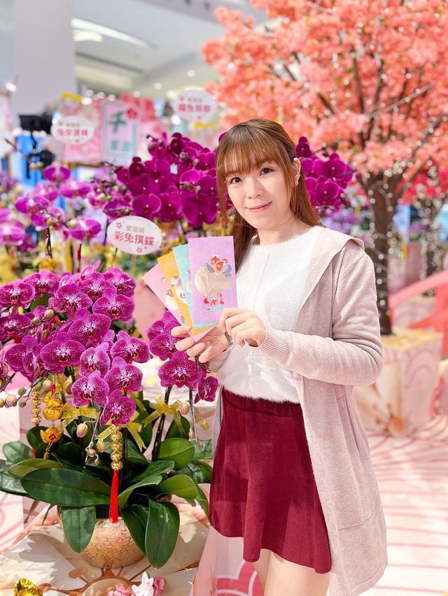 絕美日系新年打卡位🌸「花滿東港．玉兔迎福」和風櫻花園林🌸
