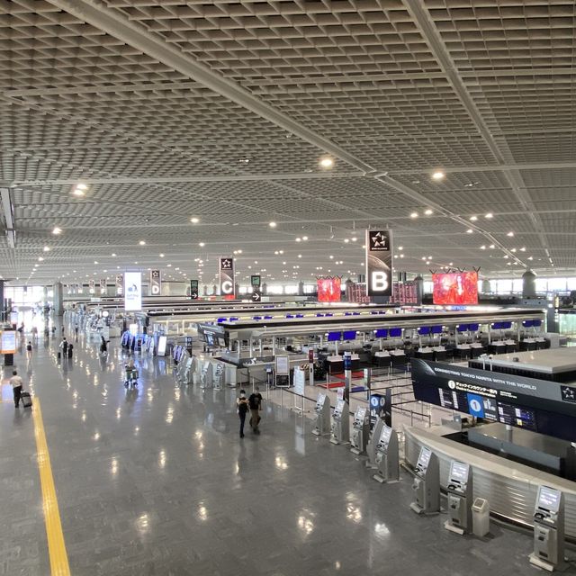 Observation deck view at Narita airport 