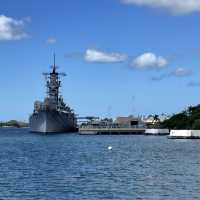 paying our respects at Pearl Harbour