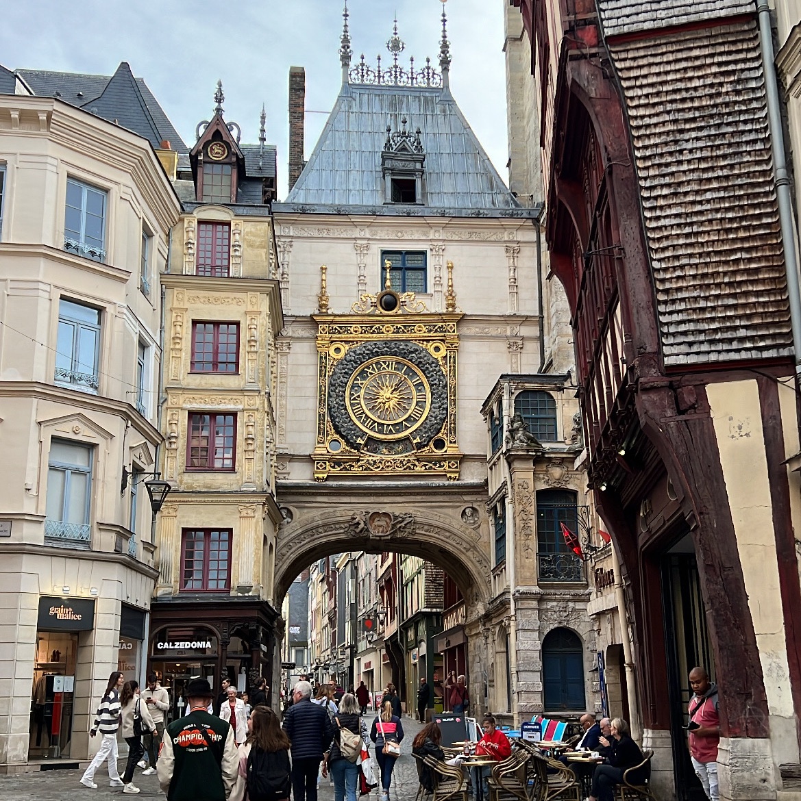 Gros Horloge - Great Clock in Rouen, France | Trip.com Rouen Travelogues