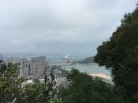 Jingshan Park in Zhuhai taking a cable car haa