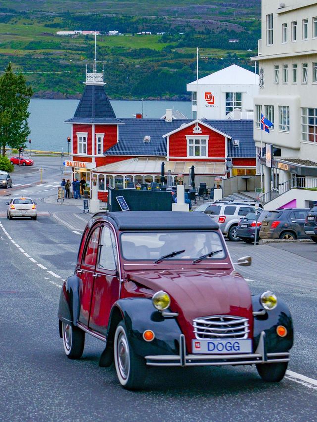 The second largest city in Iceland, small and exquisite