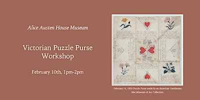 Victorian Puzzle Purse Workshop | Alice Austen House