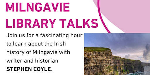 Milngavie Library Talks: Stephen Coyle | Milngavie Library