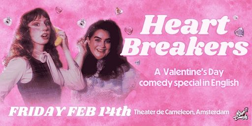 VALENTINE’S DAY COMEDY SPECIAL: Stand-Up Comedy in English | Theater de Cameleon
