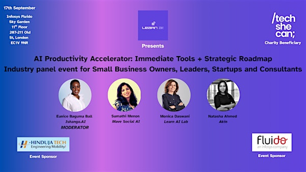 AI Productivity Accelerator: Immediate Tools + Strategic Roadmap. | Infosys Fluido, Sky Garden