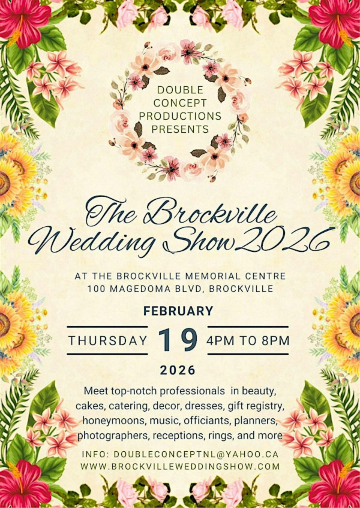 Brockville Wedding Show 2026 | Brockville Memorial Civic Centre