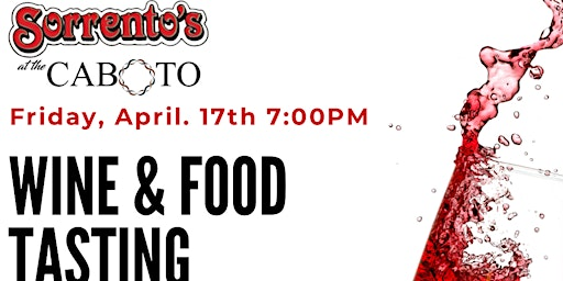 Sorrento's at the Caboto 6th Annual Wine and Food Tasting Experience | Centro Caboto Centre