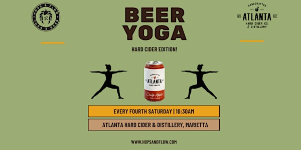 Hops & Flow Beer Yoga at Atlanta Hard Cider & Distillery | Atlanta Hard Cider & Distillery