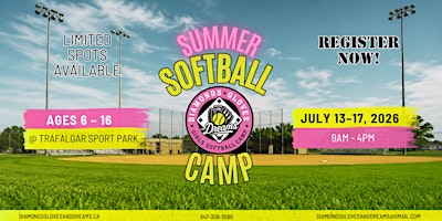 Girls Softball Camp | Week 2 | Halton Hills | Trafalgar Sports Park