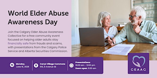 World Elder Abuse Awareness Day | carya's Village Commons