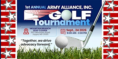 Army Alliance 1st Annual Golf Tournament | Mountain Branch
