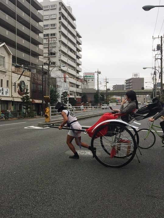 Busy Nakamise Shopping street