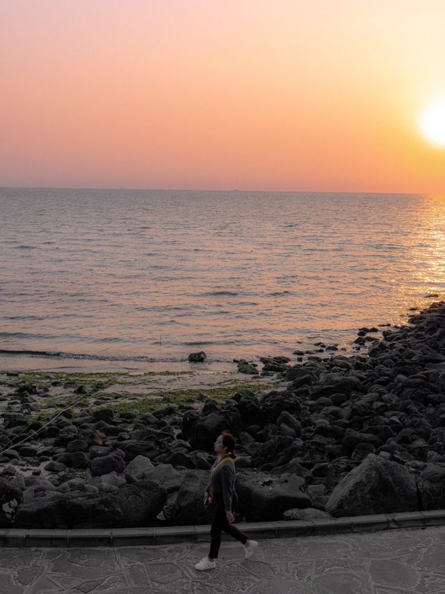 제주도 노을 산책로 추천, 애월한담산책로 💛