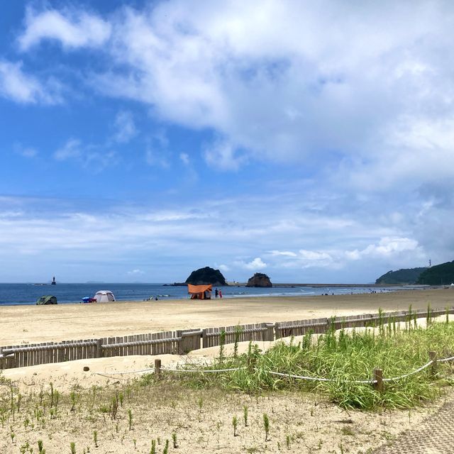 안면도 꽃지해수욕장에서 물놀이 즐기기🏖🛟