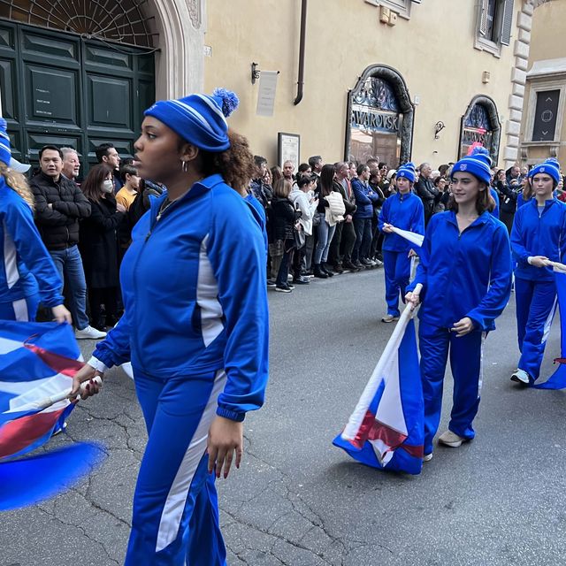 Roma new year parade