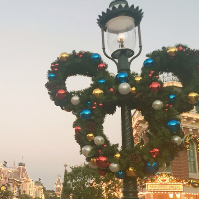 홍콩 디즈니랜드의 크리스마스