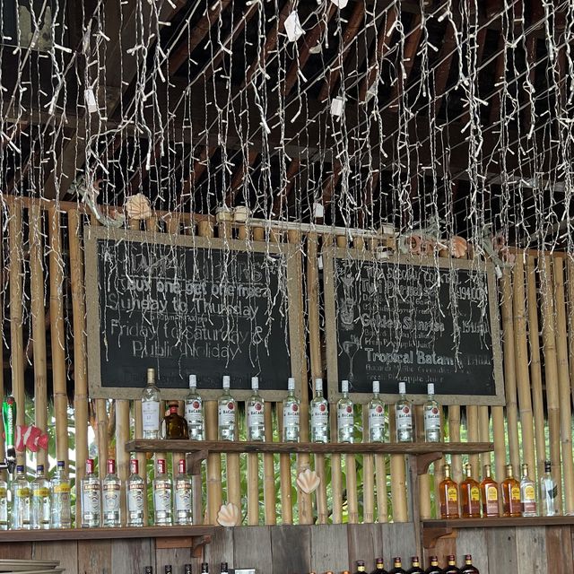 Chill with beach views at Island Bar 