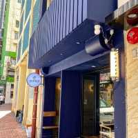 佐敦深藍色工業風cafe