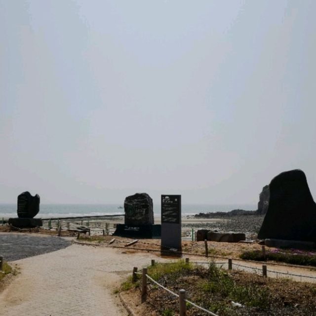 안면도 할미할아비바위 해수욕장