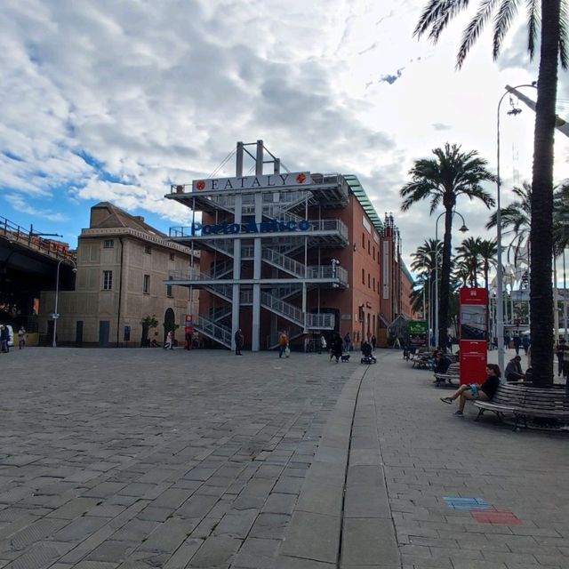 Vascello Neptune and Genoa waterfront