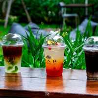 ร้านอาหารและคาเฟ่ในสวน พัทยา