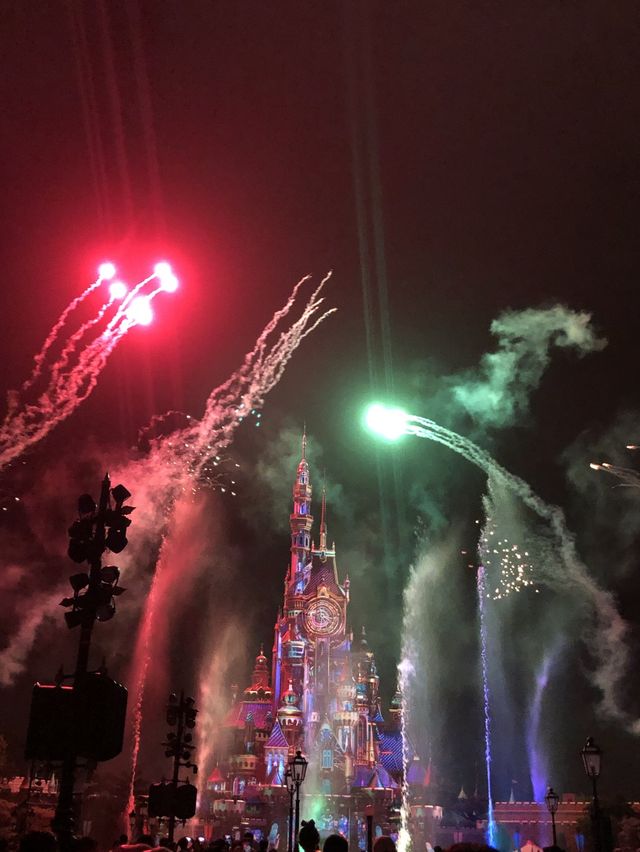 香港迪士尼城堡🏰煙花匯演返嚟啦