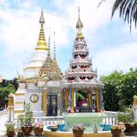 วิหารไม้สักทอง และคิวปิคตัวน้อย วัดนันนตารามพะเยา