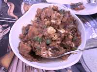 Indian feast at chung king mansion