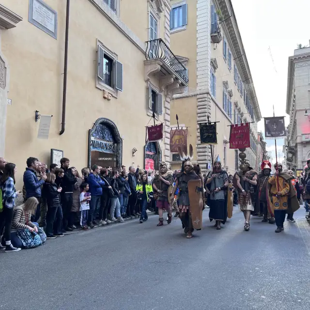 Roma new year parade