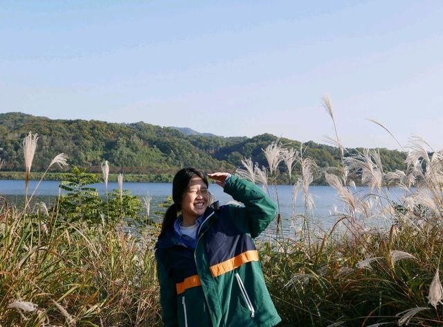 억새풀과 북한강 옆으로 산책하기 좋은 곳