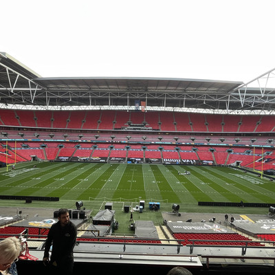 Wembley Stadium with NFL groun