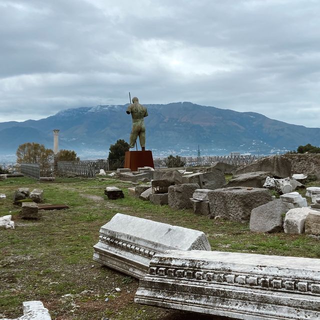 The archaeological site Pompeii 