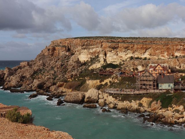  Popeye village in Malta 海と建物のコントラストが最高です！